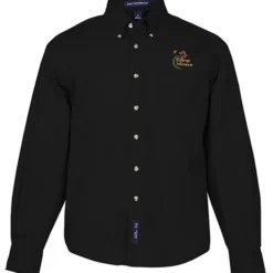 Garment-Washed Cotton Twill Shirt