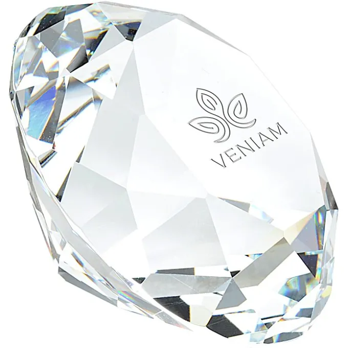 Gemstone Crystal Paperweight - Clear