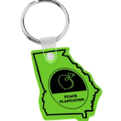 Georgia Soft Keychain - Translucent