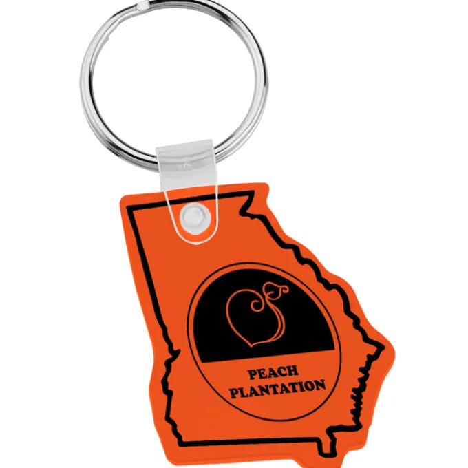 Georgia Soft Keychain - Translucent