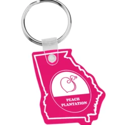 Georgia Soft Keychain - Translucent