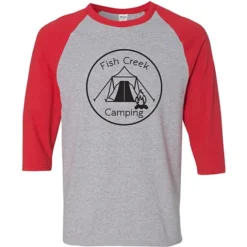 Gildan Heavy Cotton 3/4 Sleeve Raglan T-Shirt - Screen