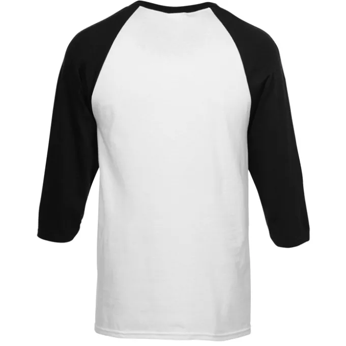 Gildan Heavy Cotton 3/4 Sleeve Raglan T-Shirt - Embroidered
