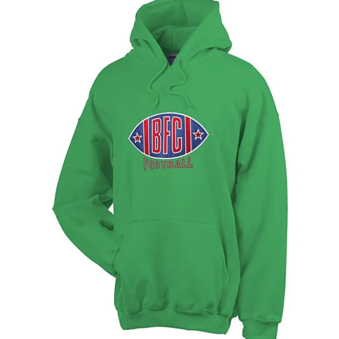 Gildan 50/50 Hooded Sweatshirt - Applique Twill
