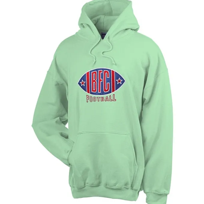 Gildan 50/50 Hooded Sweatshirt - Applique Twill