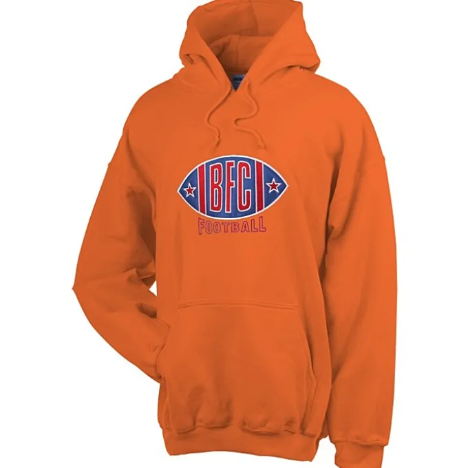 Gildan 50/50 Hooded Sweatshirt - Applique Twill