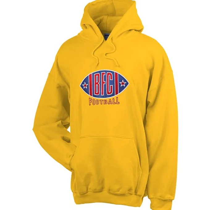 Gildan 50/50 Hooded Sweatshirt - Applique Twill