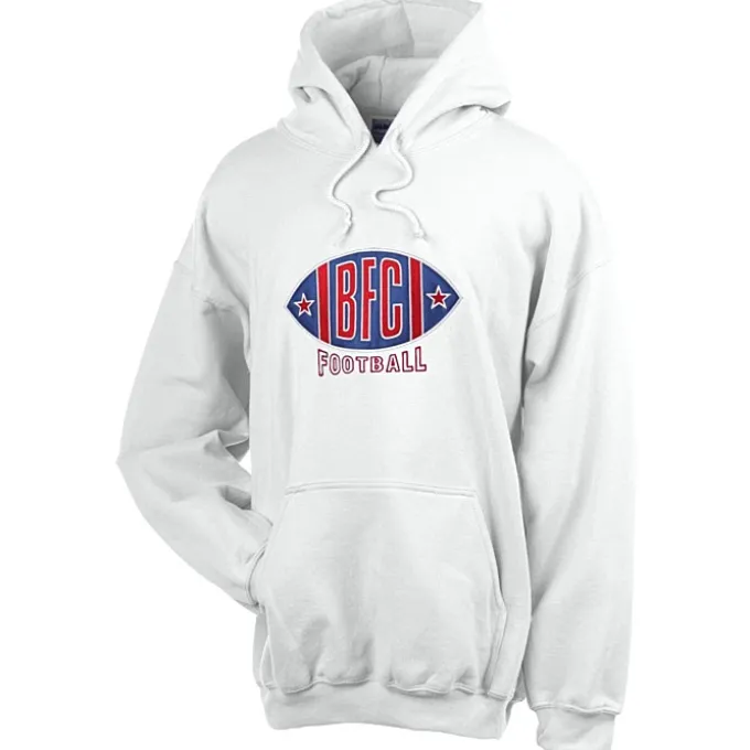 Gildan 50/50 Hooded Sweatshirt - Applique Twill