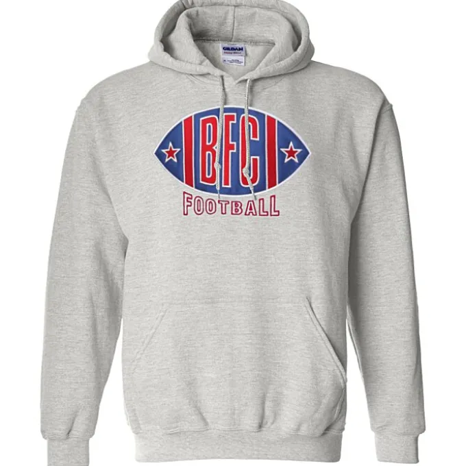 Gildan 50/50 Hooded Sweatshirt - Applique Twill