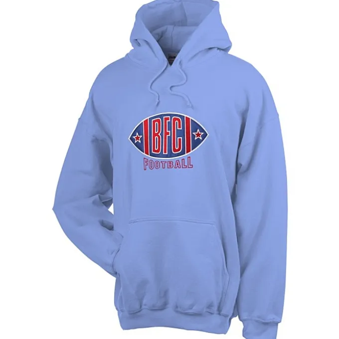 Gildan 50/50 Hooded Sweatshirt - Applique Twill