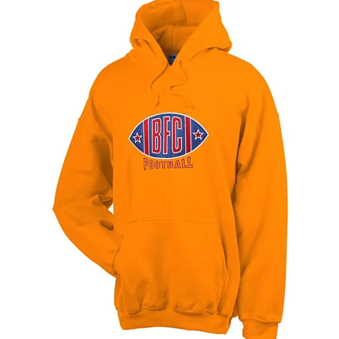 Gildan 50/50 Hooded Sweatshirt - Applique Twill