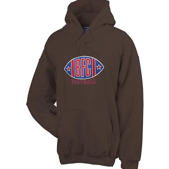 Gildan 50/50 Hooded Sweatshirt - Applique Twill