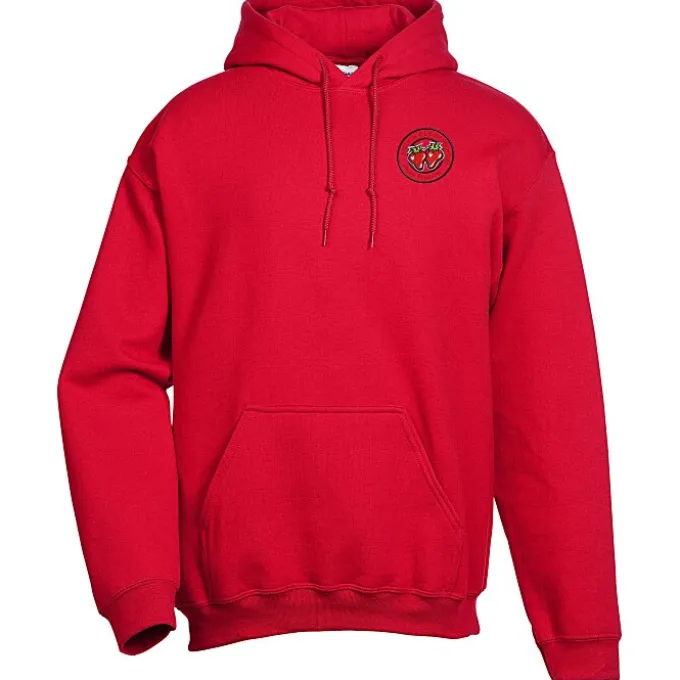Gildan 50/50 Hooded Sweatshirt - Embroidered