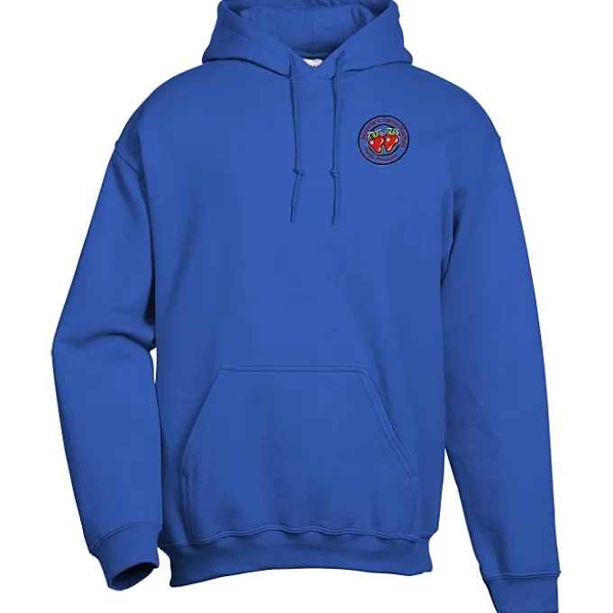 Gildan 50/50 Hooded Sweatshirt - Embroidered
