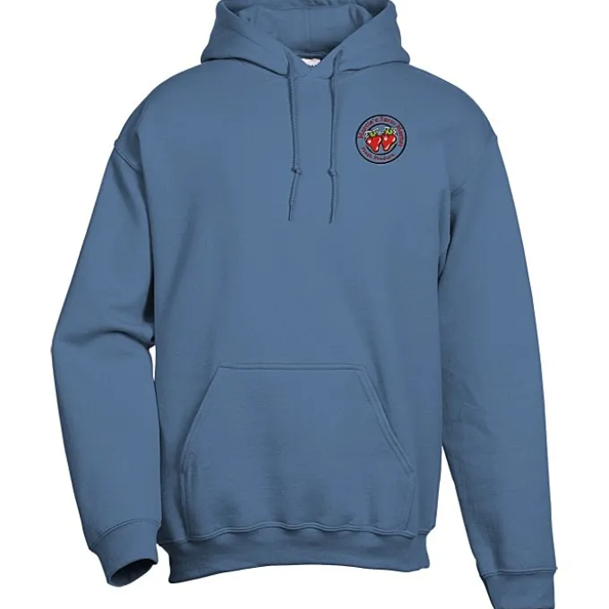 Gildan 50/50 Hooded Sweatshirt - Embroidered