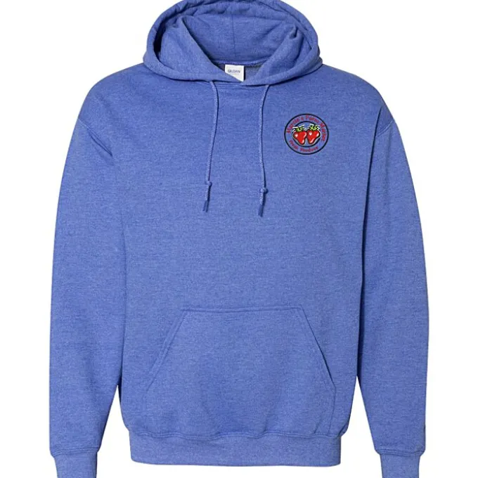 Gildan 50/50 Hooded Sweatshirt - Embroidered