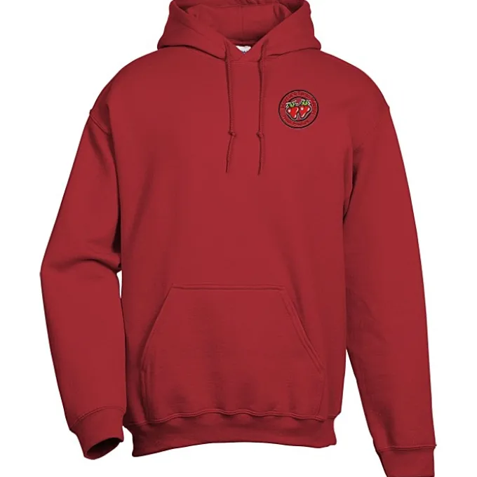 Gildan 50/50 Hooded Sweatshirt - Embroidered