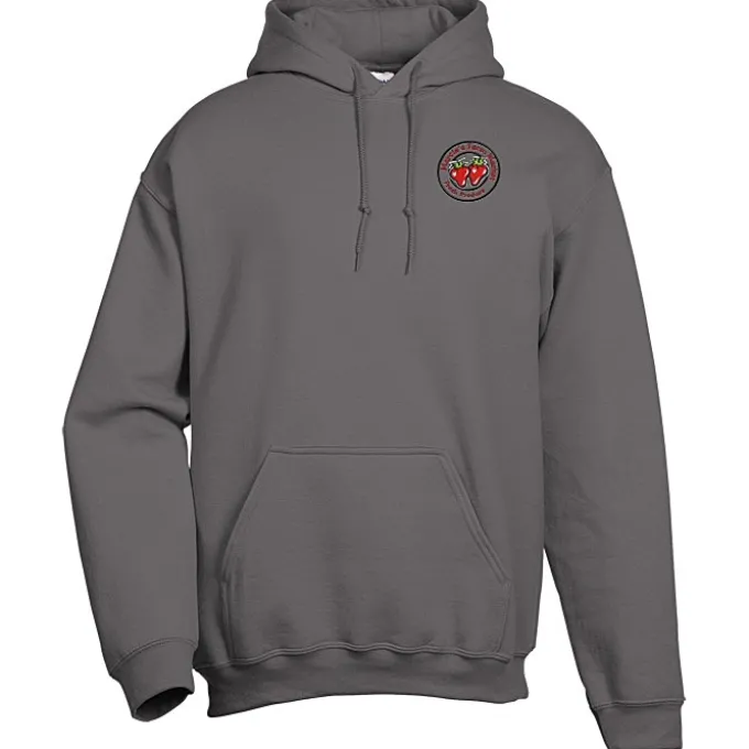 Gildan 50/50 Hooded Sweatshirt - Embroidered