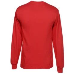 Gildan 5.3-oz Cotton LS T-Shirt - Embroidered