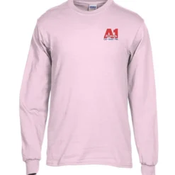 Gildan 5.3-oz Cotton LS T-Shirt - Embroidered