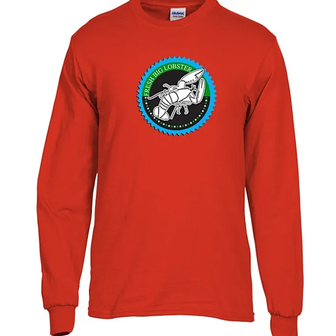 Gildan 5.3-oz Cotton LS T-Shirt - Full Color - Colors