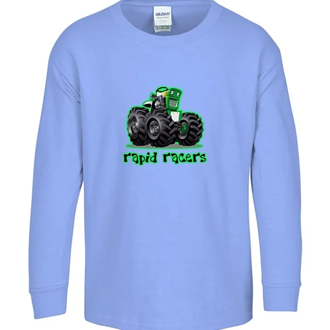Gildan 5.3-oz Cotton LS T-Shirt - Youth - Full Color - Color