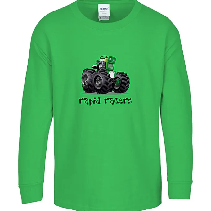 Gildan 5.3-oz Cotton LS T-Shirt - Youth - Full Color - Color