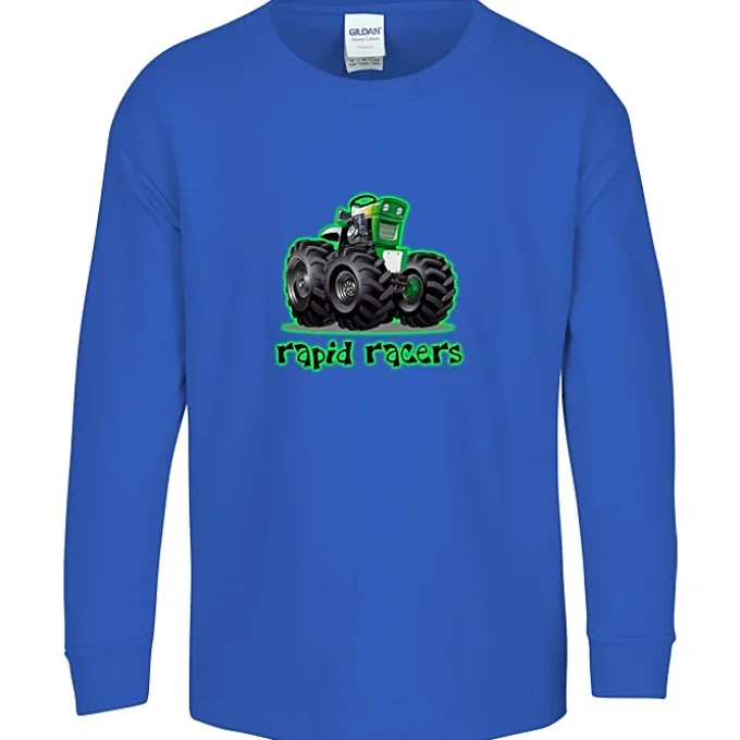 Gildan 5.3-oz Cotton LS T-Shirt - Youth - Full Color - Color