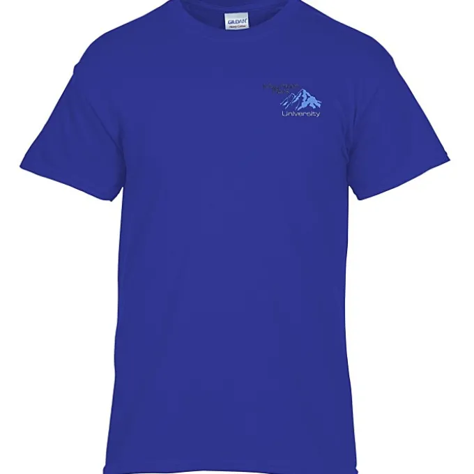 Gildan 5.3-oz Cotton T-Shirt - Men's - Embroidered