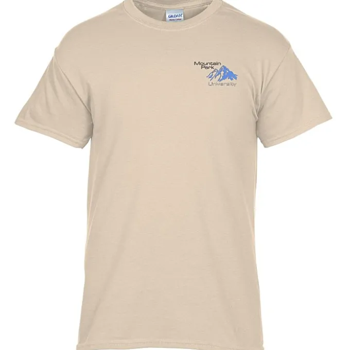 Gildan 5.3-oz Cotton T-Shirt - Men's - Embroidered
