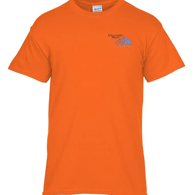 Gildan 5.3-oz Cotton T-Shirt - Men's - Embroidered