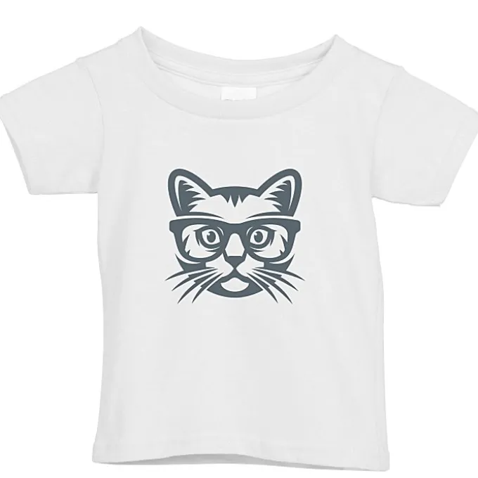 Gildan 5.3-oz Cotton T-Shirt - Toddler - White - Screen