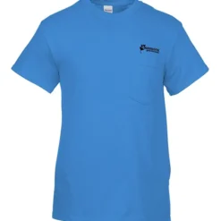 Gildan 5.3-oz Cotton T-Shirt with Pocket - Men's - Screen