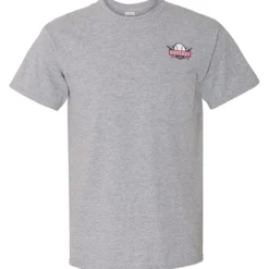 Gildan 5.3-oz Cotton T-Shirt with Pocket - Men's - Embroidered