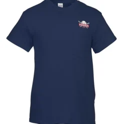 Gildan 5.3-oz Cotton T-Shirt with Pocket - Men's - Embroidered