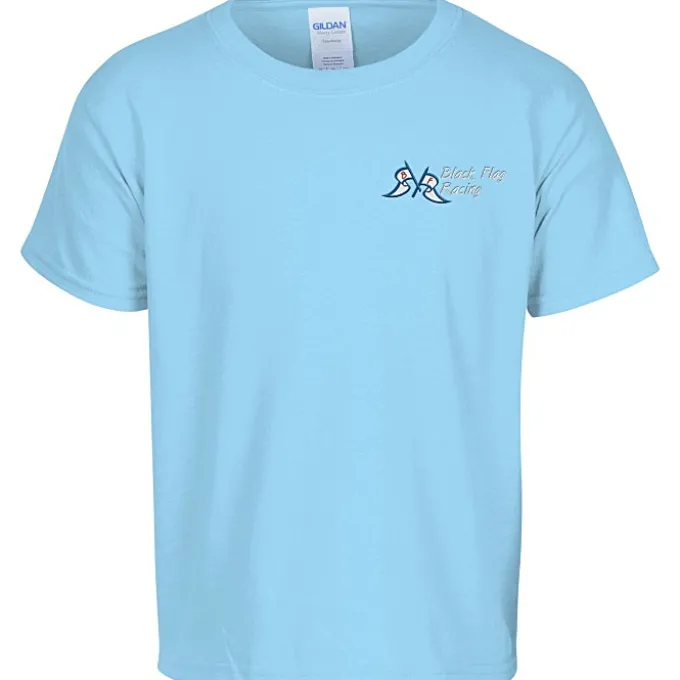 Gildan 5.3-oz Cotton T-Shirt - Youth - Embroidered