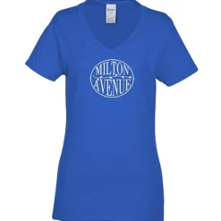 Gildan 5.3-oz Cotton V-Neck T-Shirt - Ladies'