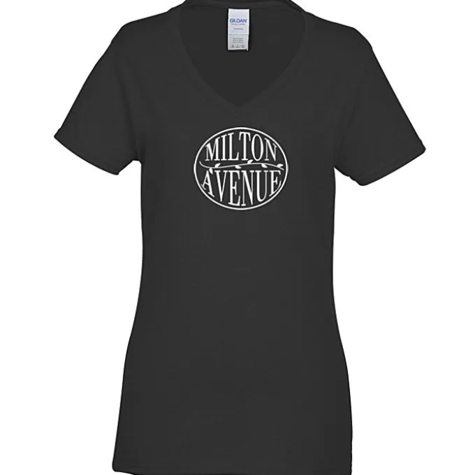 Gildan 5.3-oz Cotton V-Neck T-Shirt - Ladies'