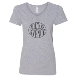 Gildan 5.3-oz Cotton V-Neck T-Shirt - Ladies'