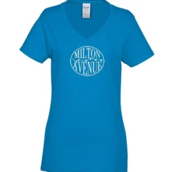 Gildan 5.3-oz Cotton V-Neck T-Shirt - Ladies'