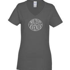 Gildan 5.3-oz Cotton V-Neck T-Shirt - Ladies'