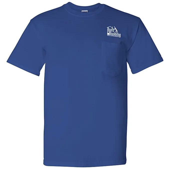 Gildan 5.5-oz DryBlend 50/50 Pocket T-Shirt - Screen