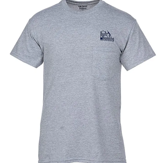 Gildan 5.5-oz DryBlend 50/50 Pocket T-Shirt - Screen