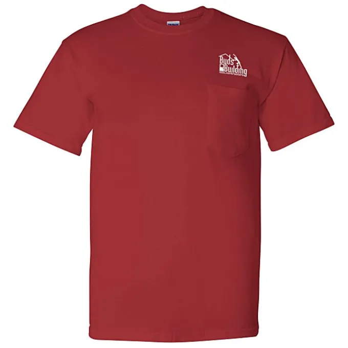 Gildan 5.5-oz DryBlend 50/50 Pocket T-Shirt - Screen