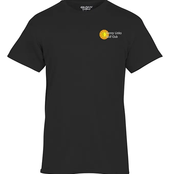 Gildan 5.5-oz DryBlend 50/50 T-Shirt - Embroidered
