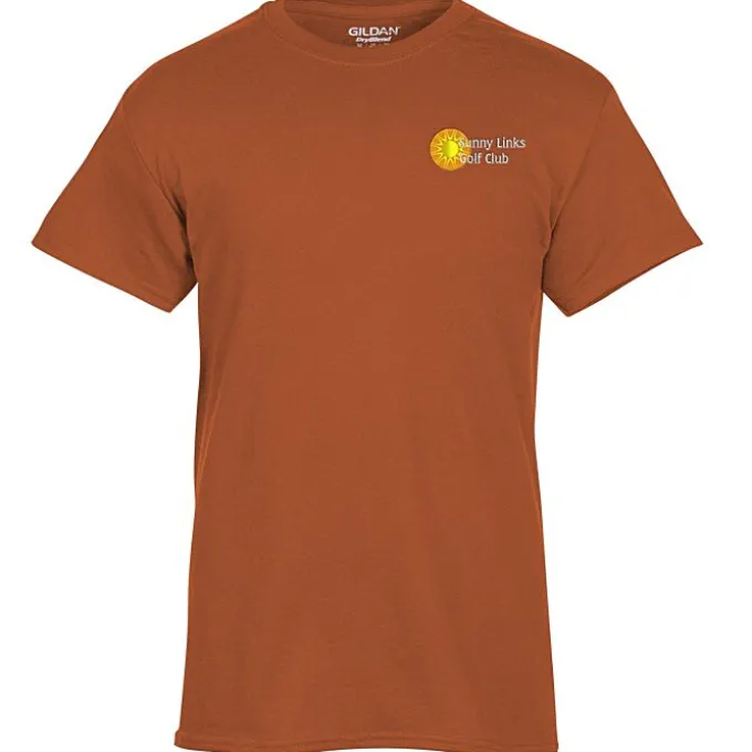 Gildan 5.5-oz DryBlend 50/50 T-Shirt - Embroidered
