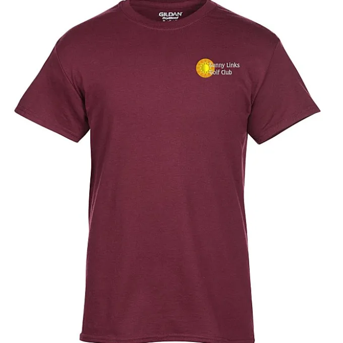 Gildan 5.5-oz DryBlend 50/50 T-Shirt - Embroidered