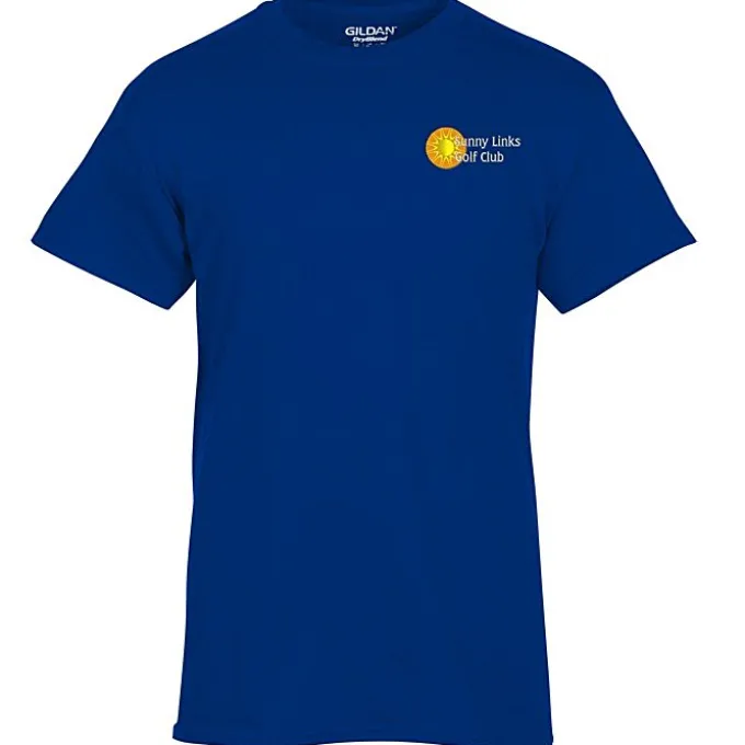 Gildan 5.5-oz DryBlend 50/50 T-Shirt - Embroidered