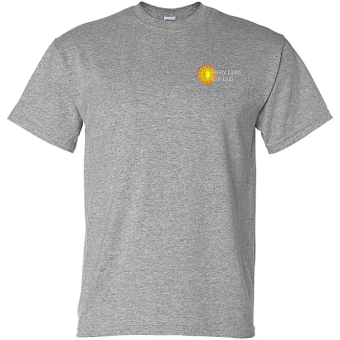 Gildan 5.5-oz DryBlend 50/50 T-Shirt - Embroidered