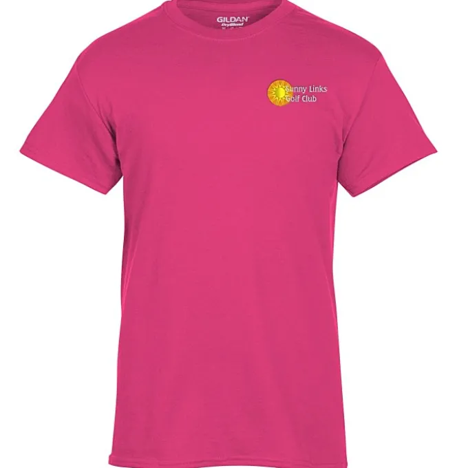 Gildan 5.5-oz DryBlend 50/50 T-Shirt - Embroidered